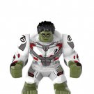 Big Size Prof Hulk White Suit Lego Avengers End Game Superheroes Minifigure Block Toys