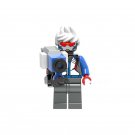 New Version Soldier 76 Lego Overwatch Superheroes Minifigure Block Toys