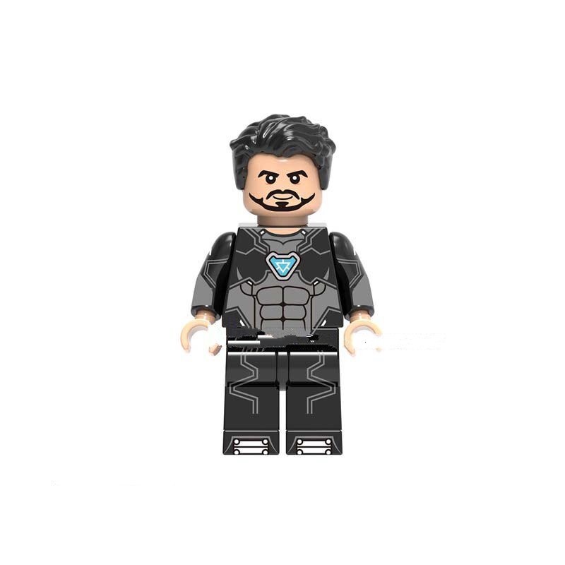 Tony Sark Lego Avengers End Game Superheroes Minifigure Block Toys
