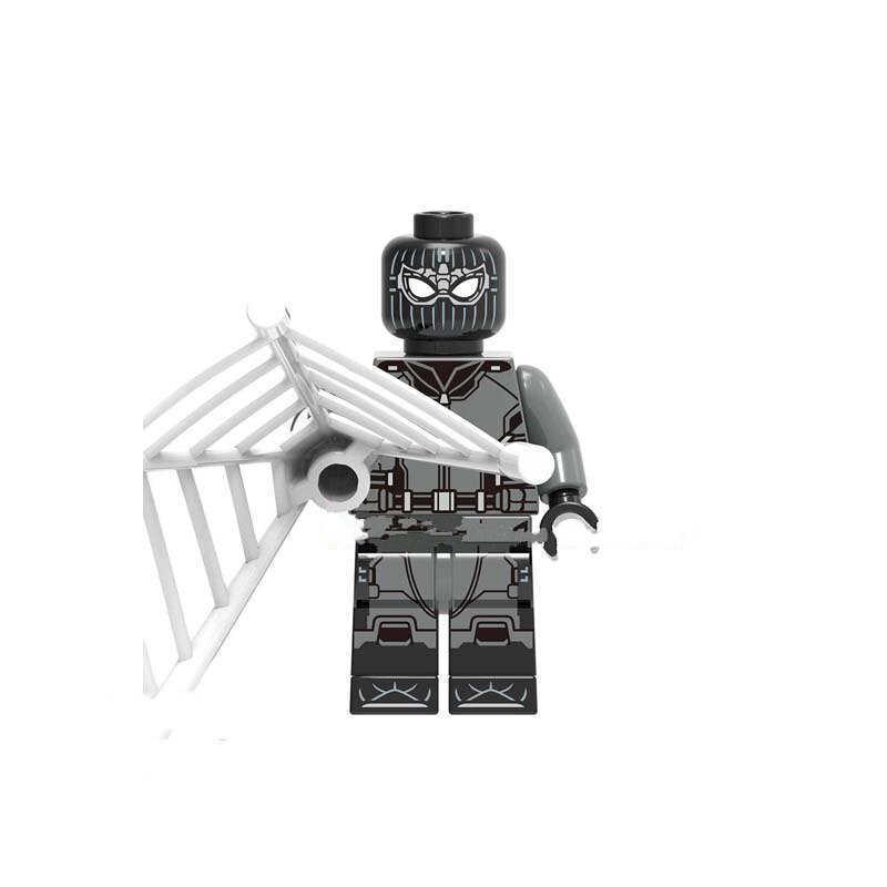 Spider Man Stealth Suit Lego Spider Man Far From Home Superheroes Minifigure Block Toys