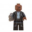 Nick Fury Lego Spider Man Far From Home Superheroes Minifigure Block Toys