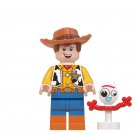 Woody Forky Lego Story 4 Minifigure Block Toys