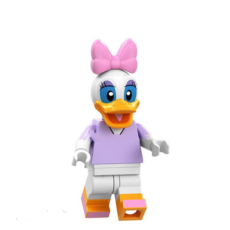 Daisy Mouse Lego Cartoon Theme Minifigure Block Toys