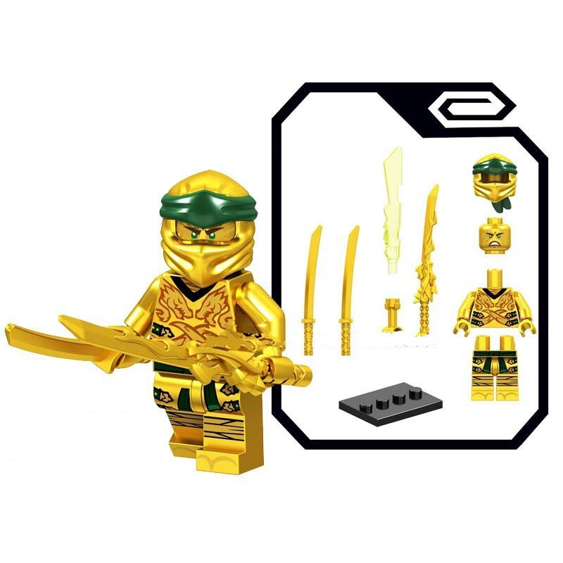 Golden Ninja Lego Ninjago Forbidden Spinjitzu Superheroes Minifigure ...