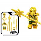 Golden Nya Lego Ninjago Forbidden Spinjitzu Superheroes Minifigure Block Toys