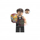 Tony Star Broken Suit Lego Avengers End Game Superheroes Minifigure Block Toys