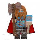 Fat Thor With Mjolnir And Stormbreaker Lego Avengers End Game Superheroes Minifigure Block Toys