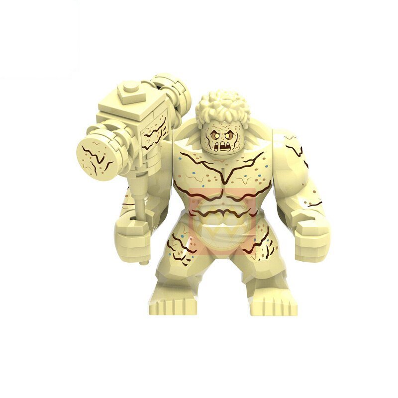 Big Size Sand Man Lego Far From Home Superheroes Minifigure Block Toys