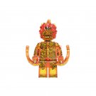 Molten Man Lego Spider Man Far From Home Superheroes Minifigure Block Toys