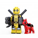 New Yellow Deadpool Lego Superheroes Minifigure Block Toys
