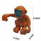 Brown Monkey Animal Model Figure Lego Minifigure Block Toys