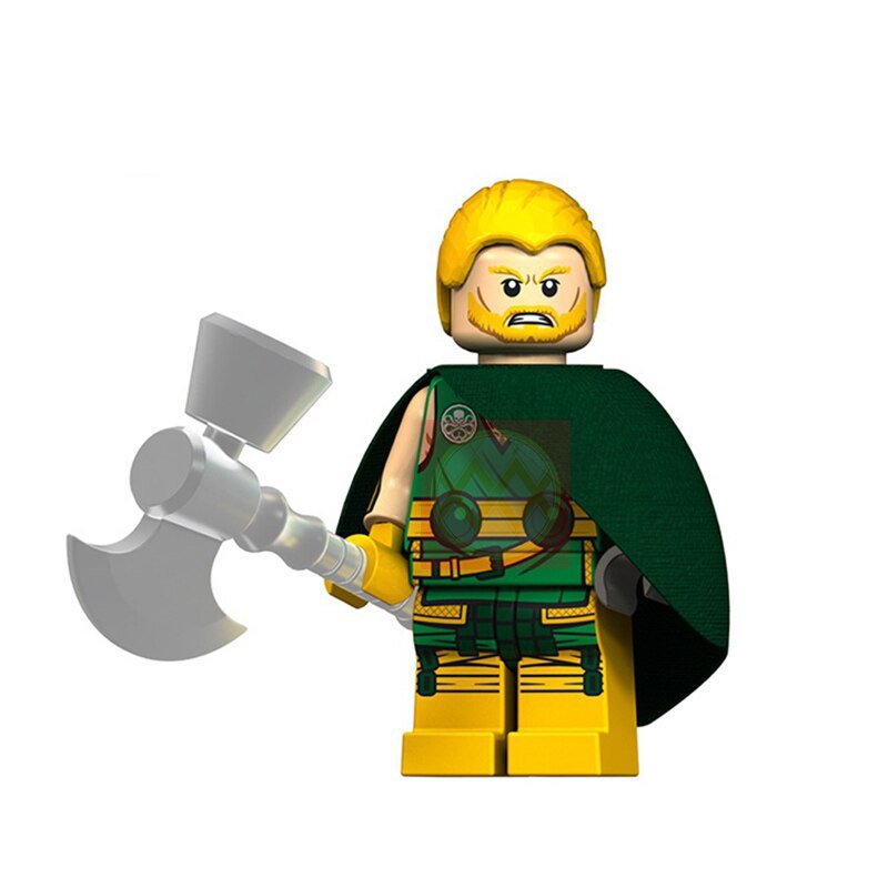 Unworthy Hydra Thor Lego Avengers Superheroes Minifigure Block Toys