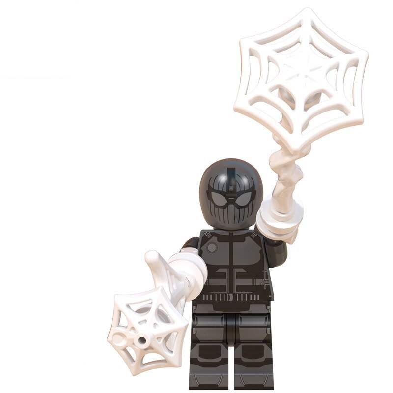 New Spiderman Stealth Suit Lego Spider Man Far From Home Superheroes Minifigure Block Toys