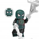 New Spiderman Green Suit Lego Spider Man Far From Home Superheroes Minifigure Block Toys