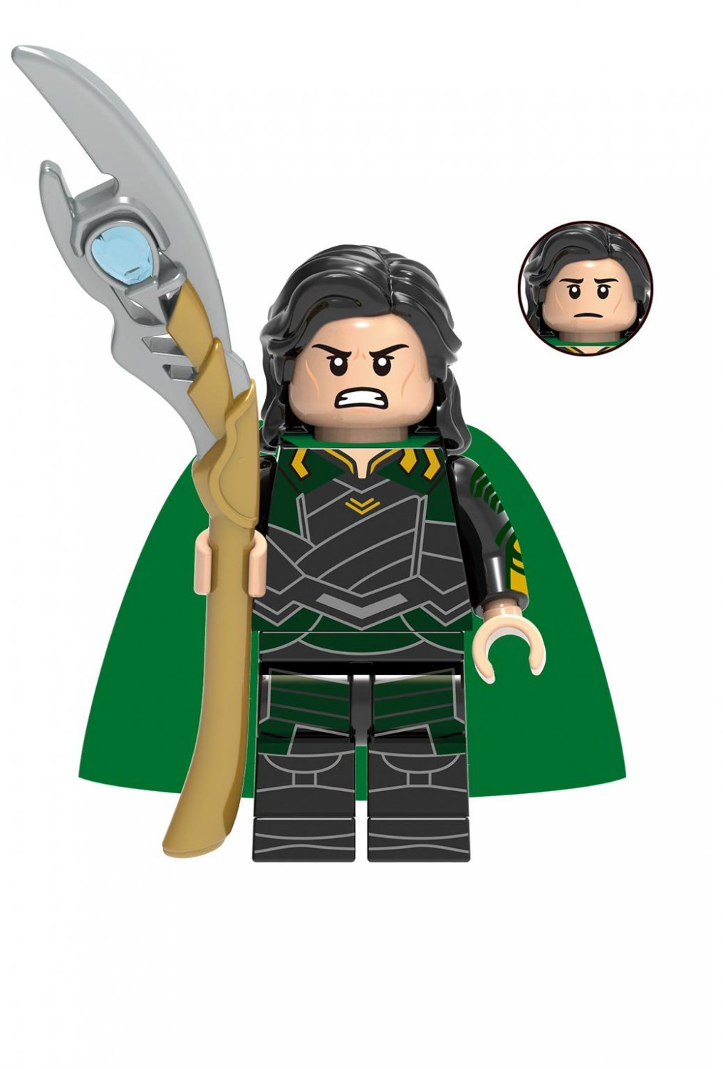 New Loki Lego Avenger End Game Superheroes Minifigure Block Toys