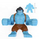 Blue Monkey D. Luffy Gear 4 Mode Lego One Piece Anime Theme Superheroes Minifigure Block Toys