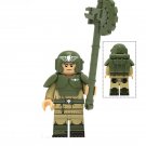 Enginering Corps Soldier City Police With Gun World War 2 Lego Minifigure Building Block Toys