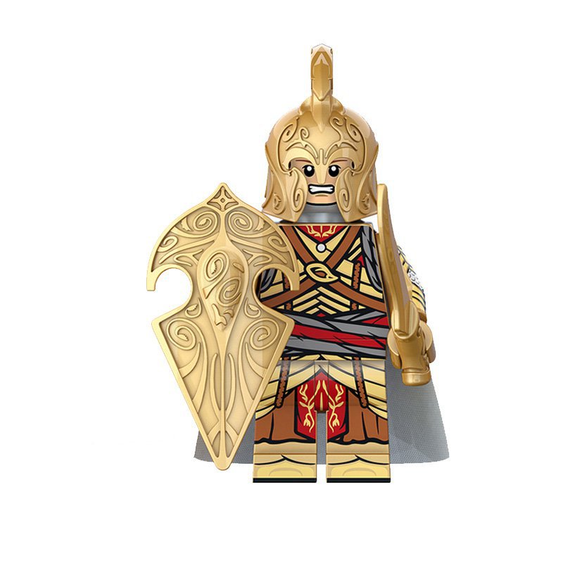 Noldor Elf Warior Type D Lego Lord Of The Rings Minifigure Block Toys