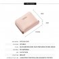 Women Card Holder Zipper Coin Short Wallet (Color : Pink)