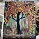 Textured Fall Tree