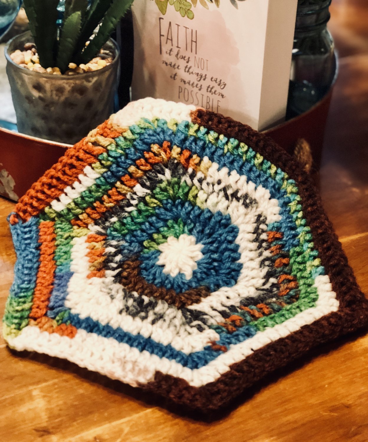 Hexagon Kitchen Mat