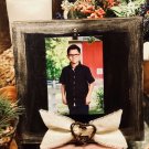 8x8 Black and Gold Photo Display