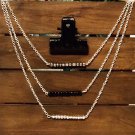Silver with Tri Tone Beads