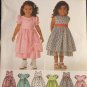 Simplicity 4246 Toddler's Dress with Skirt Sewing Pattern, Trim Variations Sizes 1/2, 1, 2, 3, 4