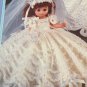 Musical Bride Pillow Doll, Music Box Doll, or Bed Doll Crochet Pattern Fibre Craft FCM232