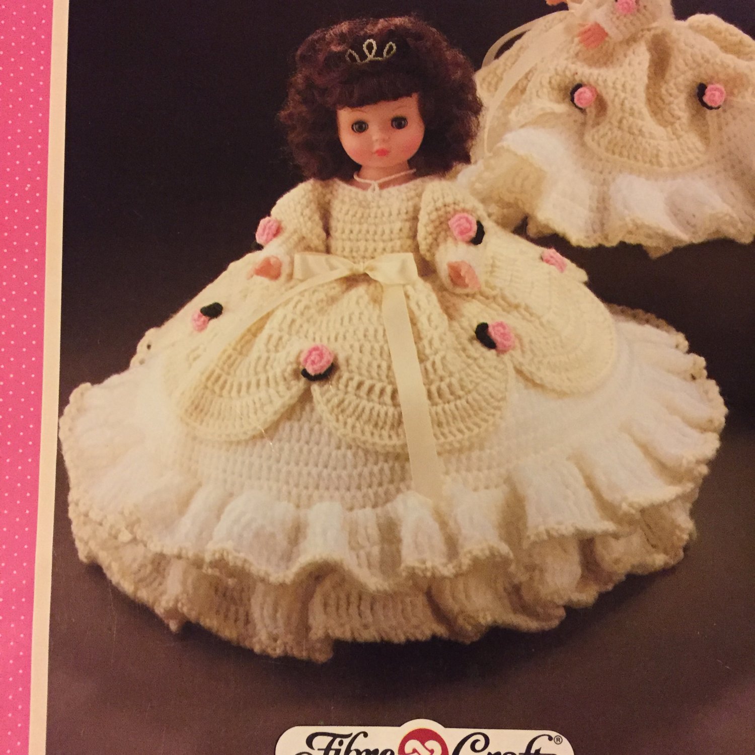 Cinderella Pillow Doll or Bed Doll Crochet Pattern Fibre Craft FCM163