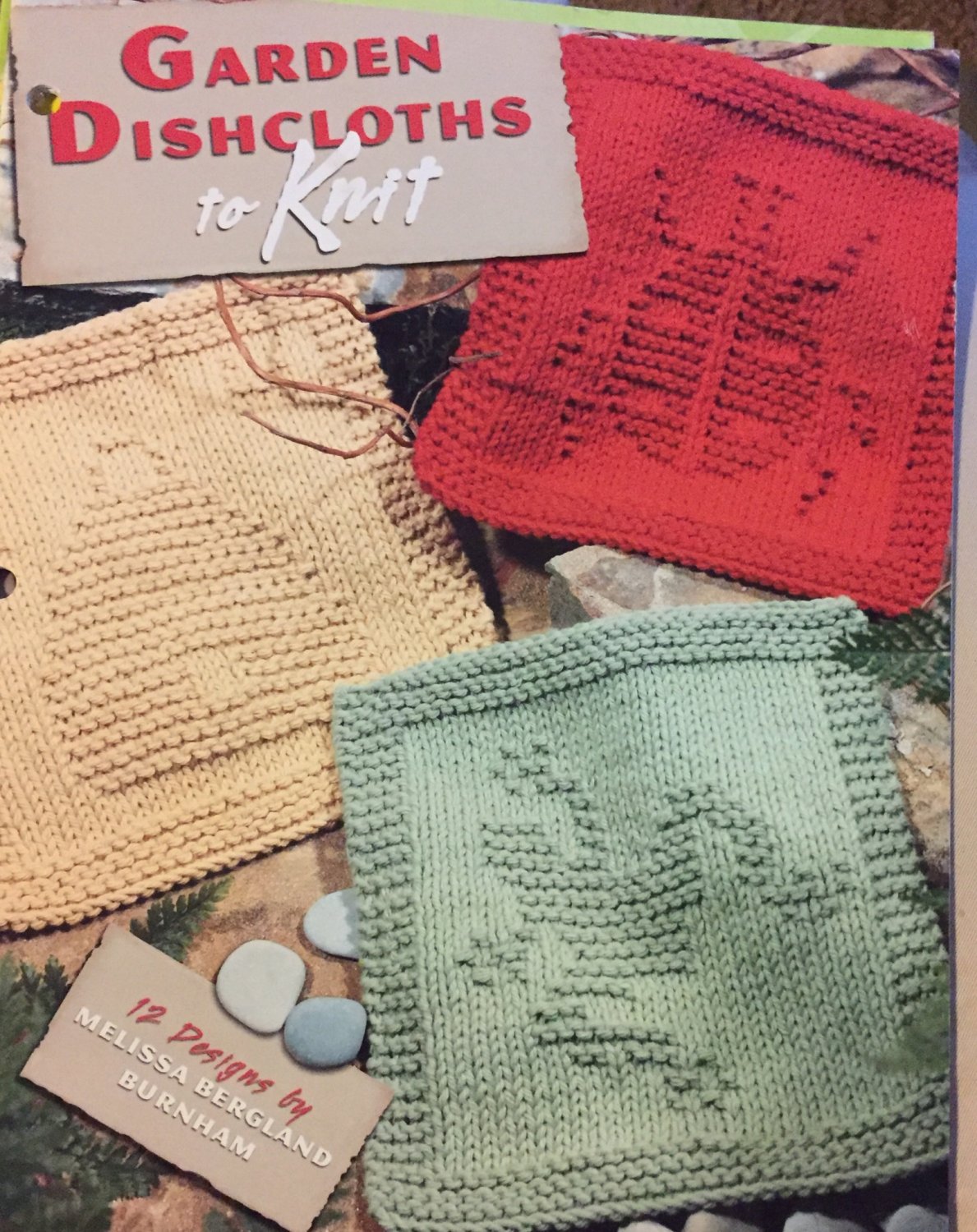 Garden Dishcloths to Knit Leisure Arts 3934 Knitting Pattern 12 Designs