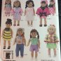 18 Inch Doll Clothes Pattern Simplicity Pattern 2302 Uncut