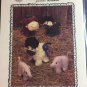 Farmyard Animals Sewing Pattern Best of Show Cow, pig, sheep Tomorrow's Treasures Joanne Burkhart