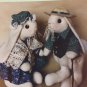 Mama Papa Rabbit 13 inch bunny sewing pattern from Soft Stuff Jointed plus clothes