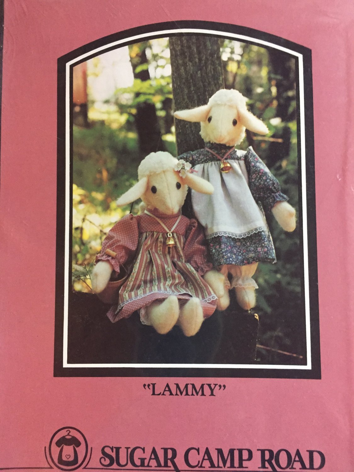 Lammy Lamb stuffed animal Sugar Camp Road Sewing Pattern 11 inch doll