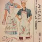McCall's 1597 Vintage His and Hers Apron, Oven Mitt and Chef Hat