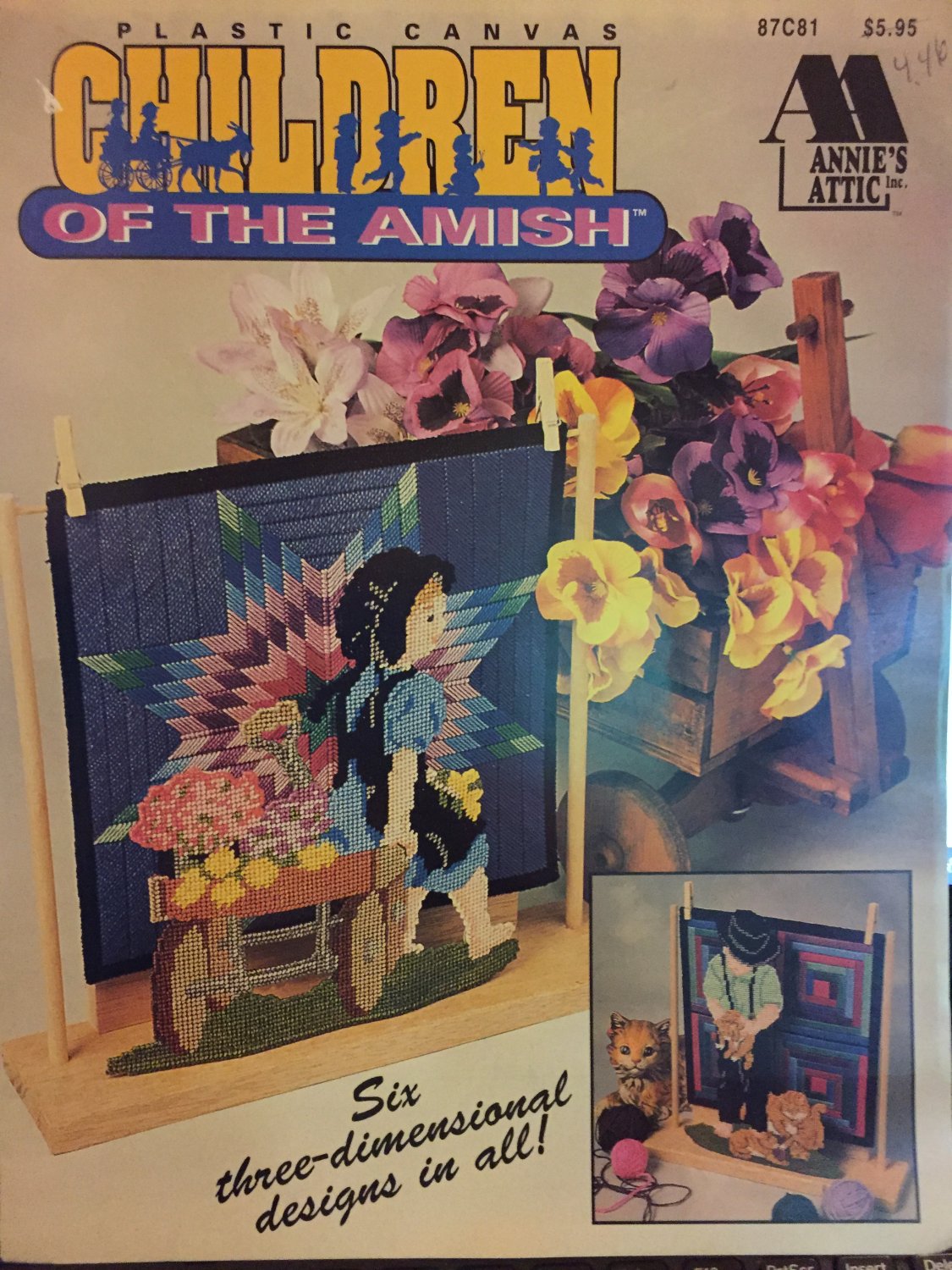 Annie's Attic Children of the Amish Plastic Canvas Pattern 87C81