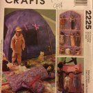 FASHION DOLL TENT Accessories & Organizers McCall's Crafts Pattern 2225