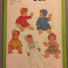Simplicity 8817 Pattern for Doll Wardrobe Large 17 to 18 In. Doll, Dress, Coat, Romper, From 1978,