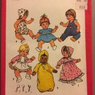 Simplicity 7208 baby doll clothes wardrobe for Medium 15"-16" doll