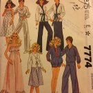 McCall's Pattern 7774 Fashion Doll Clothes Pattern 1980's Karate Lounge Outfits McCall's Pattern 7774 Fashion Doll Clothes Pattern 1980's Karate Lounge Outfits