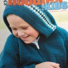 Knit Hoodies For Kids 5 designs Kntting Book Leisure Arts 4453 6 mo. to 8 years