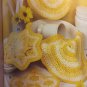 NEW KITCHEN BASICS IN COTTON POT HOLDERS DISHCLOTHS CROCHET PATTERN BOOK 3764