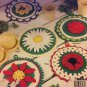 House of White Birches #101083 Floral Hot Mats Trivets Crochet Pattern