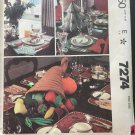 McCall's Holiday Table Settings Pattern No.7274, One Size, Uncut
