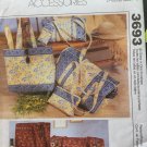 McCall's 3693 Accessories Pattern Duffel, Tote Bag Sewing Pattern