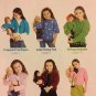Matching Knits for Girls & Dolls American School of Needlework 1443 Knitting Pattern