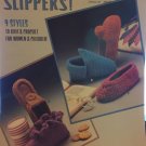 Slippers: 9 Styles to Knit & Crochet Leisure Arts Pattern Leaflet #356