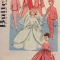 Butterick 9195 18" Pepper and Skipper doll clothes Vintage Sewing pattern