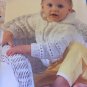 Knitting Pattern Baby kitten hat, sweaters, bunting Coats Clarks Red Heart Baby Teri 0139